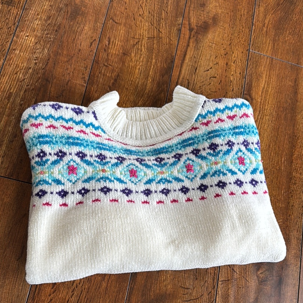 Women's Multicolor Patterned Sweater